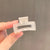 Korean Small Square Frosted Catch Clip Wholesale