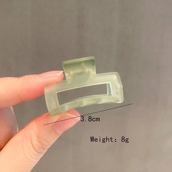 Korean Small Square Frosted Catch Clip Wholesale