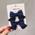 Korean Solid Color Bow Headdress Clip