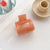 Korean Square Grab Clip Hollow Floral Acetic Acid Plate Medium Hair Grab Shark Clip Elegant  Hair Clip Hair Accessories