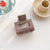 Korean Square Grab Clip Hollow Floral Acetic Acid Plate Medium Hair Grab Shark Clip Elegant  Hair Clip Hair Accessories