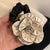 Korean Style Classic Style Camellia Barrettes Autumn French Retro High-Grade Flower Large Intestine Hair Ring Hair Rope Hair Accessories For Women