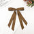 Korean Style Double-layer Bow Ribbon Hairclip Women's Ballet Girl Side Clip Back Head Top Simple  Hair Accessories