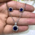 Korean Style Geometric Copper Zircon Pendant Necklace Ear Studs 1 Set