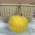 Korean Style Hairball Alloy Women's Bag Pendant Keychain