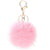 Korean Style Hairball Alloy Women's Bag Pendant Keychain