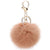 Korean Style Hairball Alloy Women's Bag Pendant Keychain