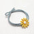 Korean Style Headwear Daisy Flower Hair Ring Korean Style Cute Knot Hair Rope Girl's Fresh Style Hair Rope Distinctive Rubber Band