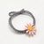 Korean Style Headwear Daisy Flower Hair Ring Korean Style Cute Knot Hair Rope Girl's Fresh Style Hair Rope Distinctive Rubber Band