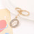 Korean Style Letter Zinc Alloy Inlay Artificial Gemstones Unisex Bag Pendant Keychain