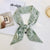 Korean Style New 26 Large Square Scarf Letter Thin Narrow Strip Small Ribbon Tie Bag Decorative Hair Band Hair Rope Printed Text