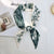 Korean Style New 26 Large Square Scarf Letter Thin Narrow Strip Small Ribbon Tie Bag Decorative Hair Band Hair Rope Printed Text