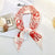 Korean Style New 26 Large Square Scarf Letter Thin Narrow Strip Small Ribbon Tie Bag Decorative Hair Band Hair Rope Printed Text