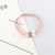 Korean Style  Nine-Bead Hair Ring High Elastic Bee Knot Nine-Bead Hair Rope Simple Three-in-One Hair Rope Rubber Band Women Hair Accessories