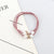 Korean Style  Nine-Bead Hair Ring High Elastic Bee Knot Nine-Bead Hair Rope Simple Three-in-One Hair Rope Rubber Band Women Hair Accessories