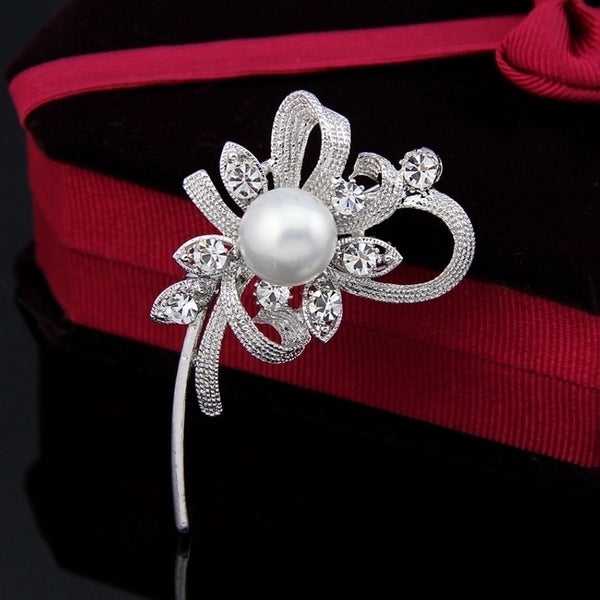 Korean Style Pin Bow Knot Alloy Plating Women'S Brooches