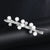 Korean Style Pin Flower Alloy Plating Inlay Artificial Gemstones Women's Brooches