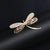 Korean Style Pin Flower Alloy Plating Inlay Artificial Gemstones Women's Brooches