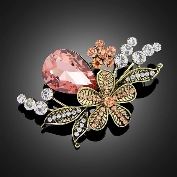 Korean Style Pin Flower Alloy Plating Women'S Brooches