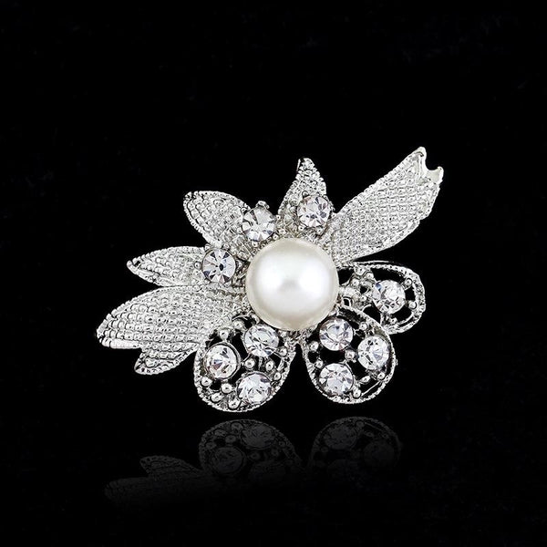 Korean Style Pin Flower Alloy Plating Women'S Brooches