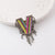 Korean Style Pin Letter Rhinestone Inlay Women'S Brooches