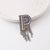 Korean Style Pin Letter Rhinestone Inlay Women'S Brooches