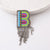 Korean Style Pin Letter Rhinestone Inlay Women'S Brooches