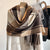 Korean Style Plaid Scarf Women's Autumn And Winter Warm Shawl Men's Scarf Long Tassel Wild Couple Scarf Imitation Cashmere