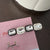 Korean Style Square Heart Shape Alloy Inlay Rhinestones Hair Clip