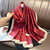 Korean Thin Section Imitation Silk Shawl