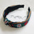 Korean Version Of Dongdaemun Maylee Ethnic Style  Fresh Style Simple Embroidery Knot Wide Headband Hairband 48