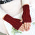 Korean Version Of Winter Women's Wool Half Finger Gloves Twist Knitted Warm Couples Riding Play Mobile Phone Fingerless Manufacturers Wholesale