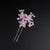 Korean Wedding Headwear Frosted Flower Hair Accessories Bride Wedding Handmade Jewelry Pearl Hairpin Shape Plate Hair Fork Comb