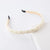 Korean Woven Pearl Thin Headband Wholesale