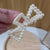 Korean-style Elegant Elegant Back Head Imitation Pearl Hair Clip Hairclip Women's Large Shark Clip Retro Headwear Clip Women