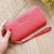 Korean-style Embossed Zipper Wallet