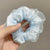 Korean-style Spring And Summer Floral Pig Large Intestine Hair Ring High-grade Organza Yarn Head Rope Horsetail Rubber Band Hair Rope Hair Accessories Wholesale