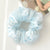 Korean-style Spring And Summer Floral Pig Large Intestine Hair Ring High-grade Organza Yarn Head Rope Horsetail Rubber Band Hair Rope Hair Accessories Wholesale