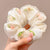 Korean-style Spring And Summer Floral Pig Large Intestine Hair Ring High-grade Organza Yarn Head Rope Horsetail Rubber Band Hair Rope Hair Accessories Wholesale