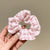 Korean-style Spring And Summer Floral Pig Large Intestine Hair Ring High-grade Organza Yarn Head Rope Horsetail Rubber Band Hair Rope Hair Accessories Wholesale