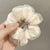 Korean-style Spring And Summer Floral Pig Large Intestine Hair Ring High-grade Organza Yarn Head Rope Horsetail Rubber Band Hair Rope Hair Accessories Wholesale