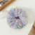 Korean-style Spring And Summer Floral Pig Large Intestine Hair Ring High-grade Organza Yarn Head Rope Horsetail Rubber Band Hair Rope Hair Accessories Wholesale