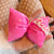 Korean-style Three-dimensional Cotton Bow Hairpin Large  Rose Pink Hairpin Bangs Clip Sweet Hair Accessories For Women