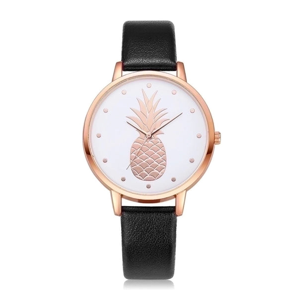 Ladies Belt Wrist Watch Fashion Pine Pattern Quartz Watch