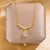 Lady Animal Flower Artificial Pearl Titanium Steel Copper Plating Inlay Zircon Pendant Necklace