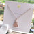 Lady Animal Flower Artificial Pearl Titanium Steel Copper Plating Inlay Zircon Pendant Necklace