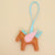 Lady Animal Pu Leather Bag Pendant Keychain