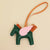 Lady Animal Pu Leather Bag Pendant Keychain