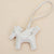 Lady Animal Pu Leather Bag Pendant Keychain