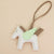 Lady Animal Pu Leather Bag Pendant Keychain